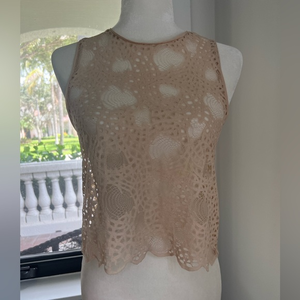 Zara‎ summer crochet top